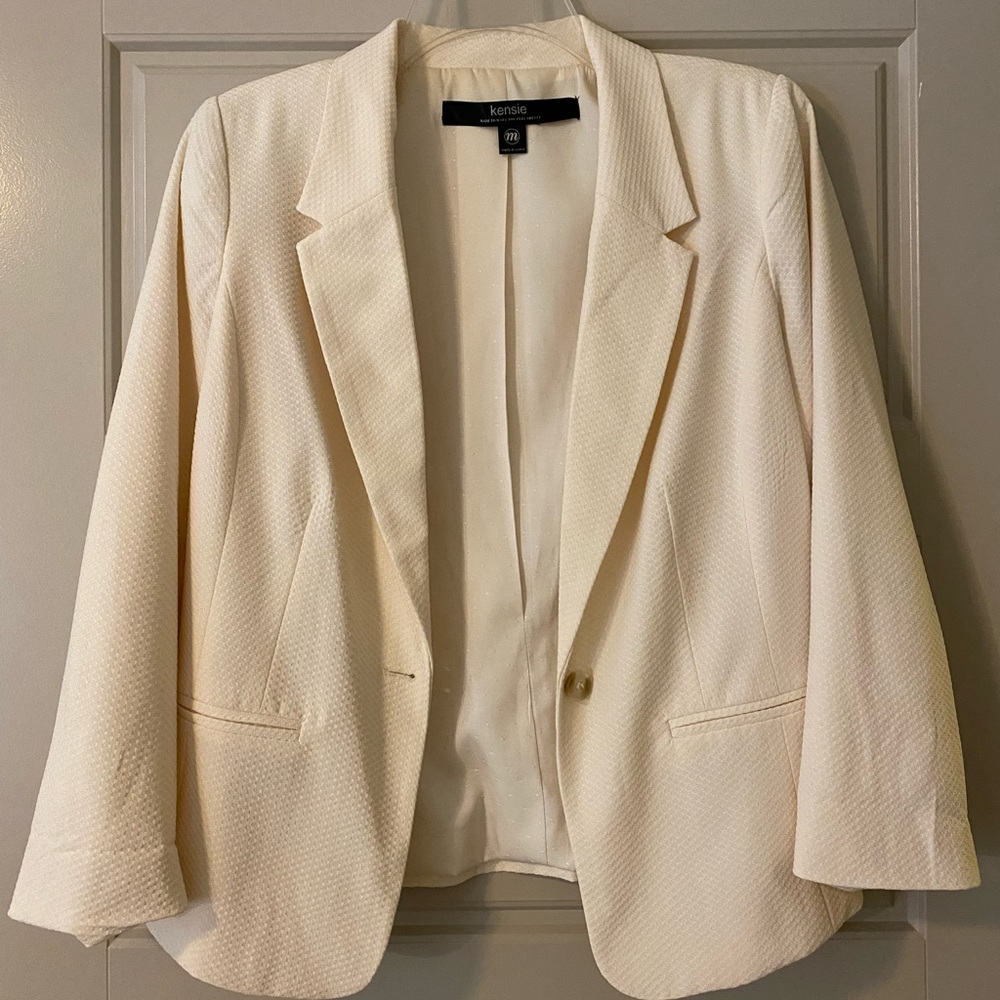 Kensie | Cream Blazer